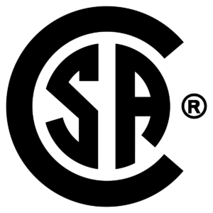 CSA safety certification mark.