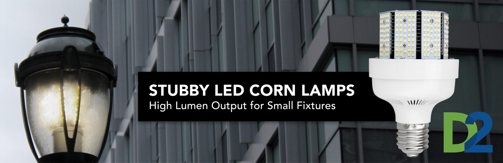 LED corn lamp for small fixtures.