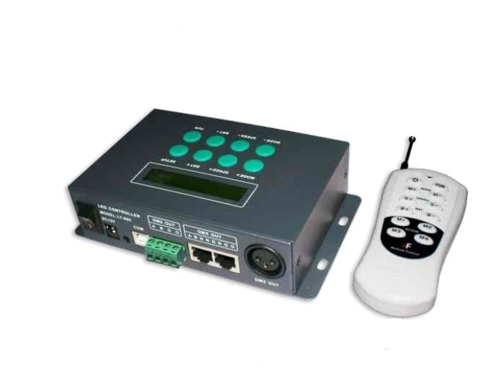 LED controller with remote control.
