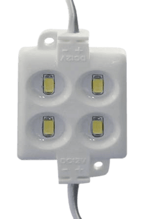 White LED module with four lights.