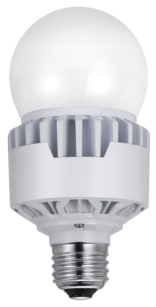 LED bulb, large globe shape.