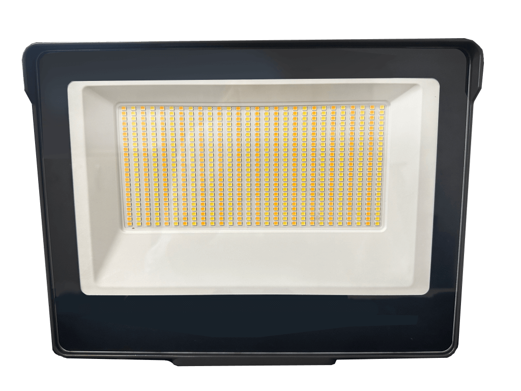 LED floodlight with many bright LEDs.