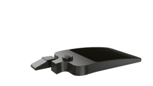 Black hair clipper guard attachment.