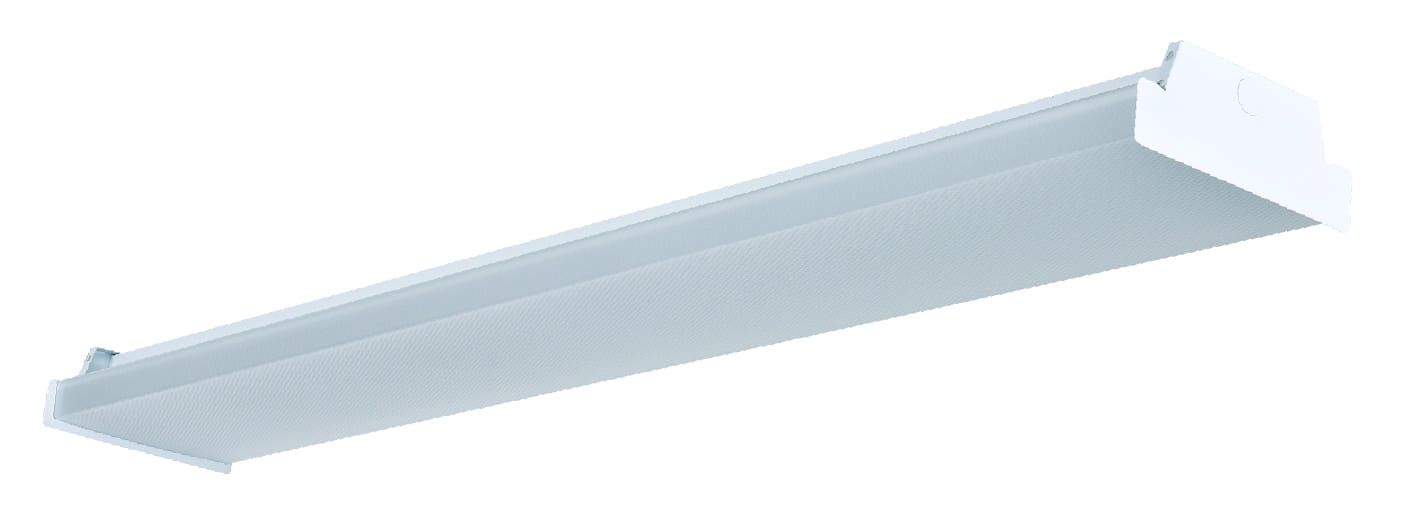 Rectangular white LED ceiling light fixture.
